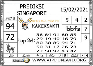 Prediksi Togel SINGAPORE DUNIA4D 15 FEBRUARI 2021 Prediksi Togel SINGAPORE DUNIA4D 15 FEBRUARI 2021