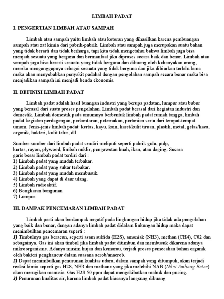 pengertian limbah wood scribd indo
