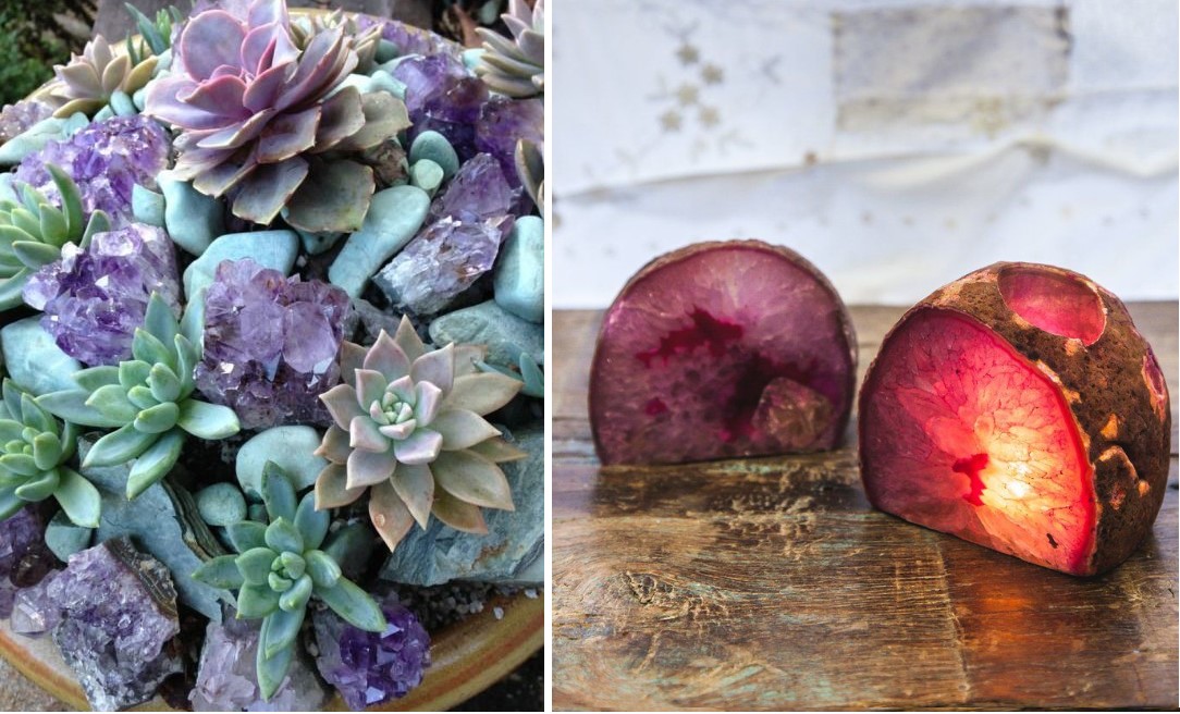 Geode Table Decorations