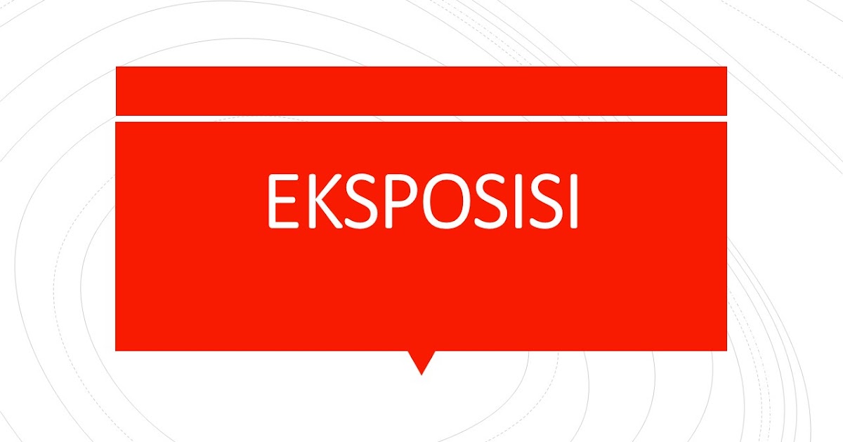 Eksposisi