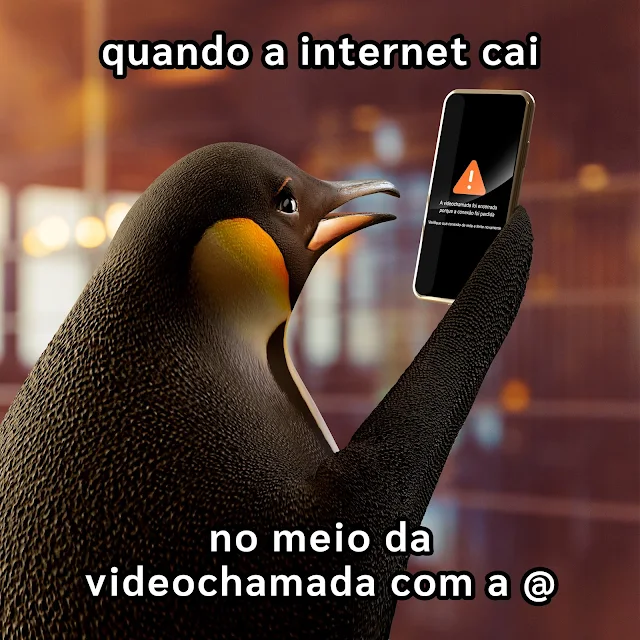 Quando a internet cai