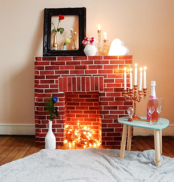 Comment Faire Un Faux Feu De Cheminee Saint Valentin au coin du (faux) feu - Caro Dels - Blog DIY et loisirs