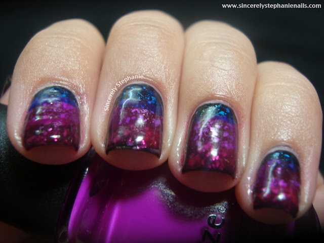 jelly gradient sandwich nail art