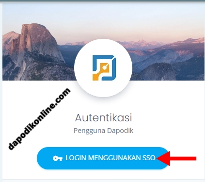 login menggunakan sso