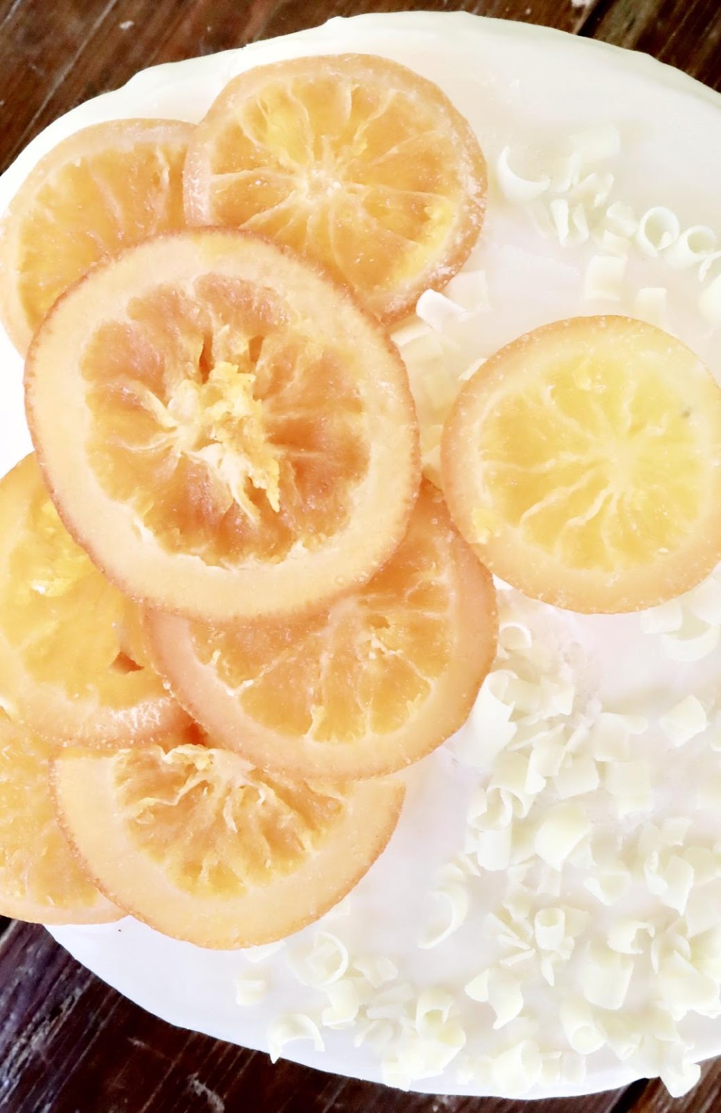 My Sweet Savannah white chocolate and orange cake