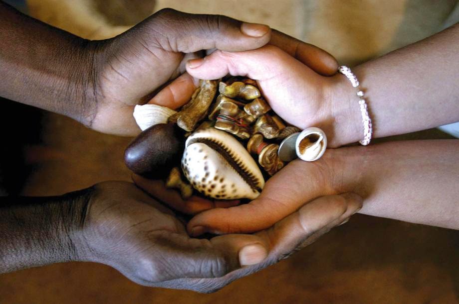 Sangoma Witnessing a South African healer at work