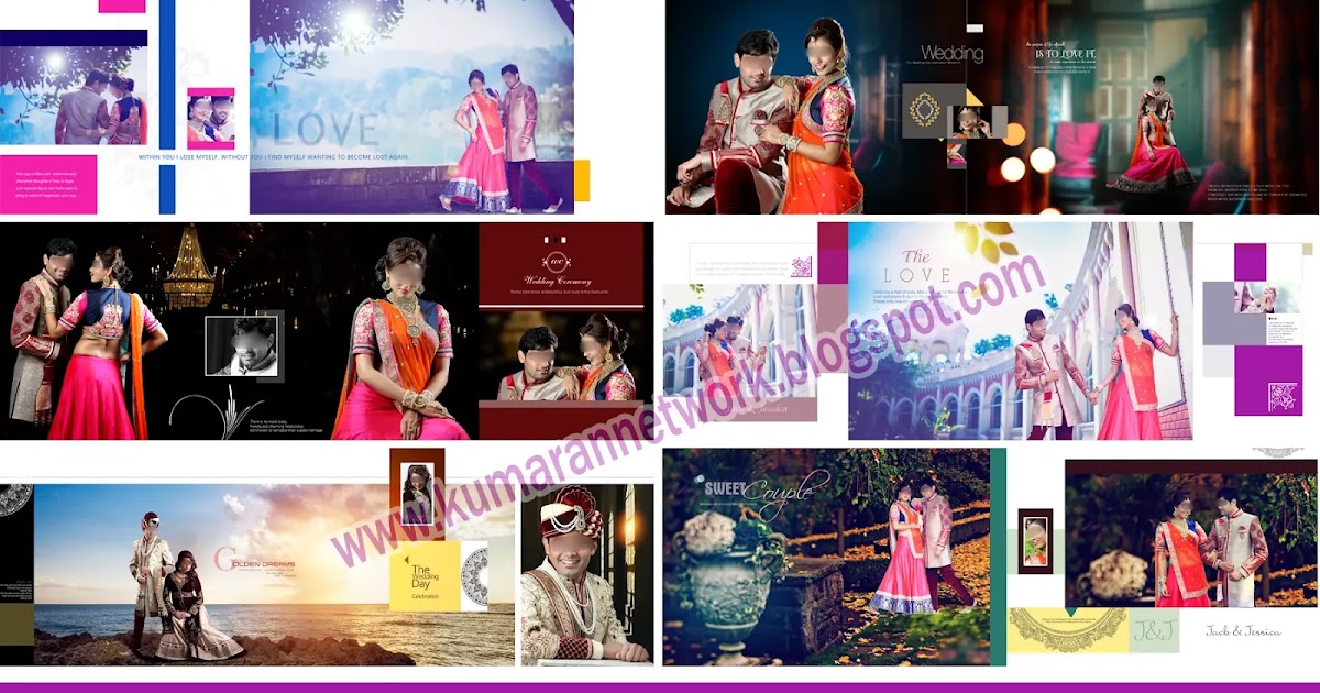 12X36 Pre Wedding Album Design PSD Free Download Kumaran Network