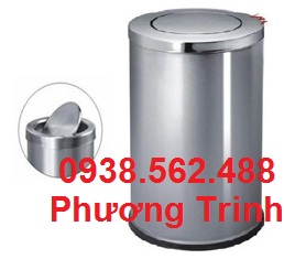 Bán thùng rác inox nắp bập bênh tại Đà Lạt, Bán thùng rác đá hoa cương có gạt tàn tại Nha Trang - 3