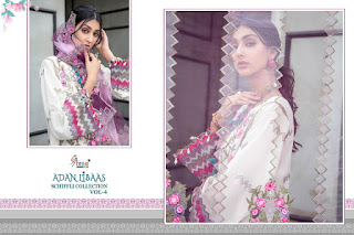 Shree Fab Adan Libas Chiffli collection vol 4 Pakistani Suits