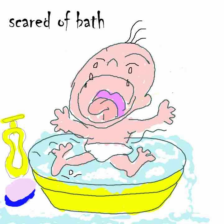 PEEKABOO Scared of bathing ur newborn