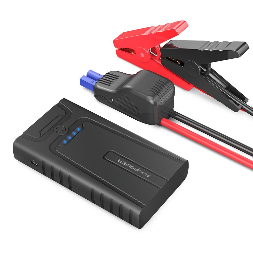 "REVIEW" Car Jump Starter RAVPower 10000mAh 400A Peak Current Portable