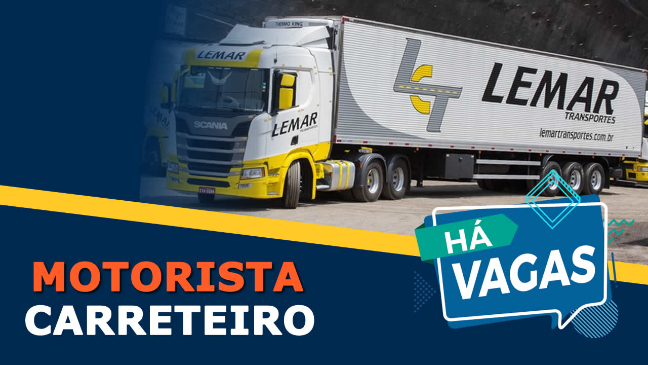 vaga para motorista carreteiro