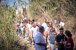 Santa Maria al Monte, Pellegrinaggio a Santa Maria al Monte, Chiesa di Santa Maria al Monte, Isola d' Ischia, foto Ischia, Antiche tradizioni dell' Isola d' Ischia, Forio