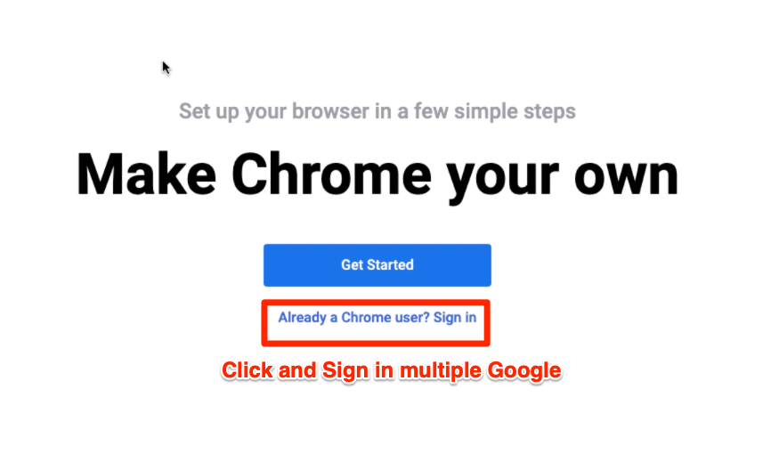 تسجيل الدخول المتعدد إلى موقع Google بمتصفح Chrome