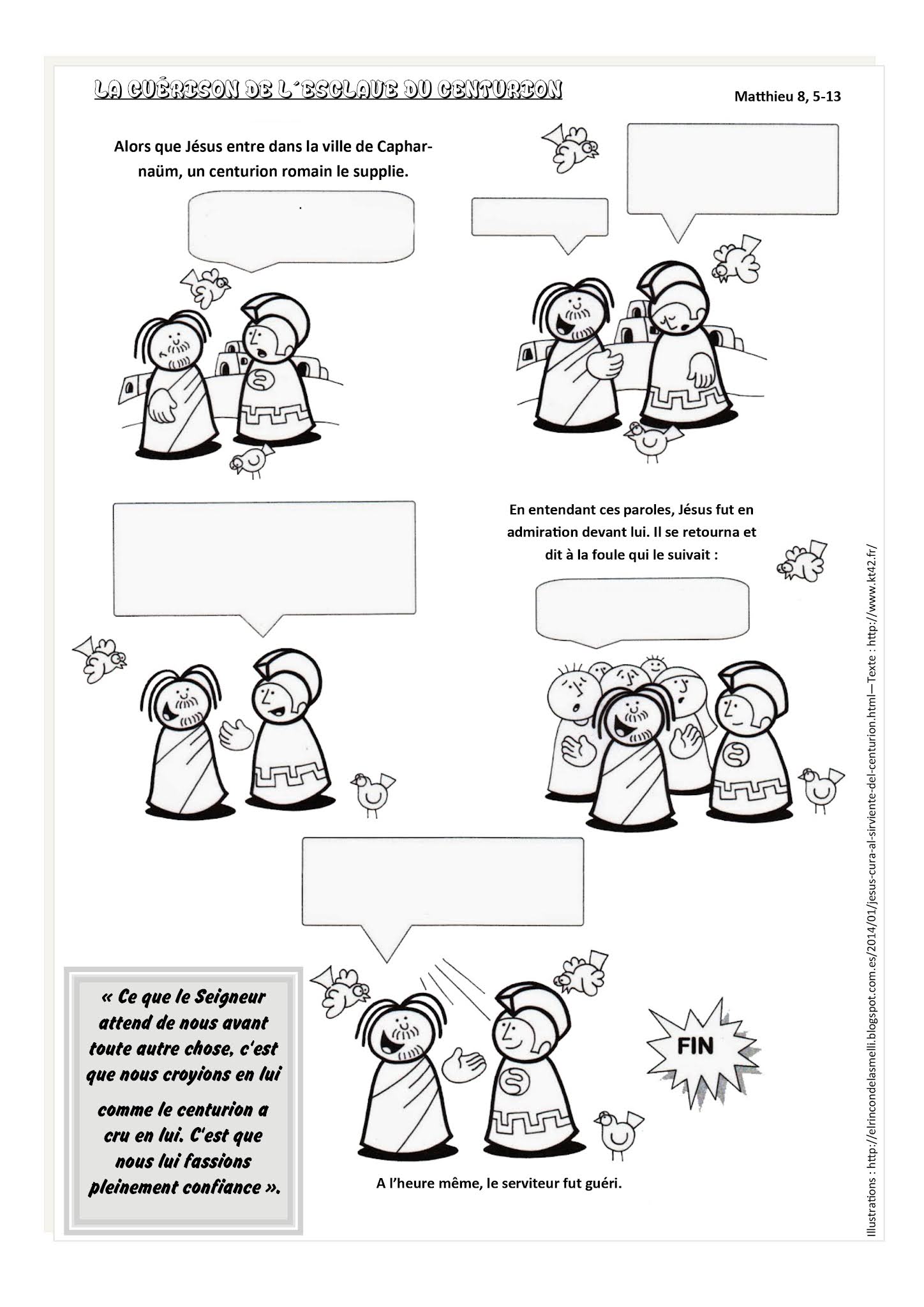 diaporamas bd jeux cate la guerison de l esclave du centurion romain