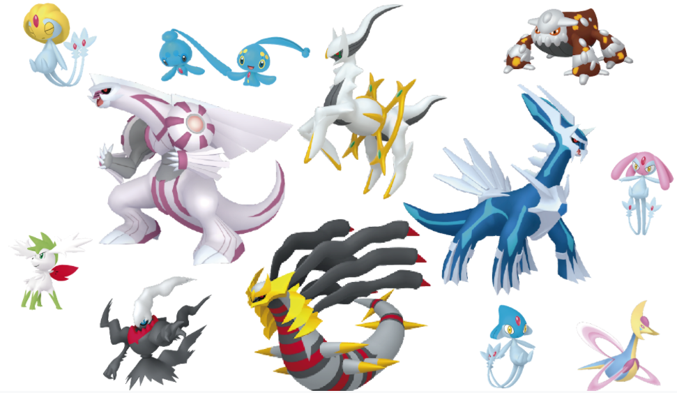 Pokémon Legends: Arceus - Todos os Pokémon Lendários e Pokémon Míticos