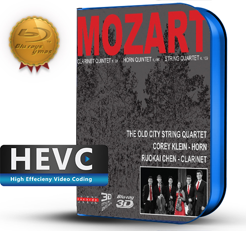 Mozart: Clarinet Quintet K.581/ Horn Quintet K.407 / String Quartet K.189  (2011) 720P HEVC-8Bits BDRip Ingles (Concierto)