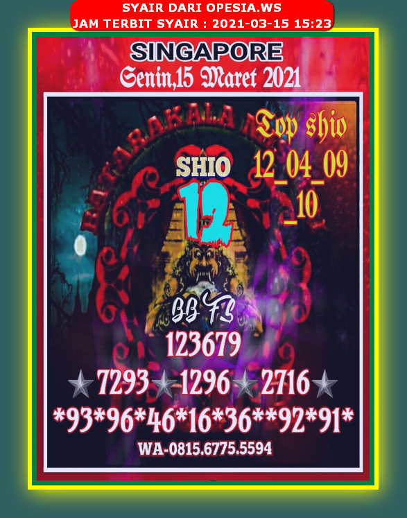 1 New Message Kode Syair Singapore 15 Maret 2021 Forum Syair Togel Hongkong Singapura Sydney 1 New Message Kode Syair Singapore 15 Maret 2021 Forum Syair Togel Hongkong Singapura Sydney