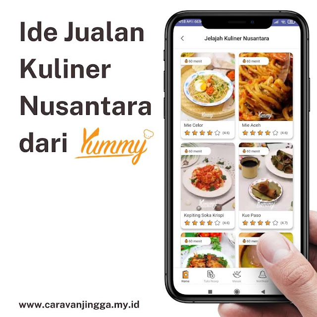 kolom resep ide jualan