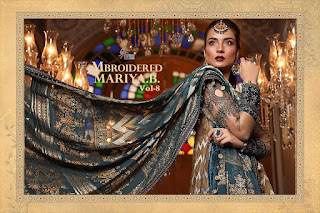 Shree fab Mbroidered mariya b vol 8 Pakistani Suits