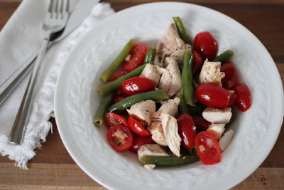 tomato and green bean salad