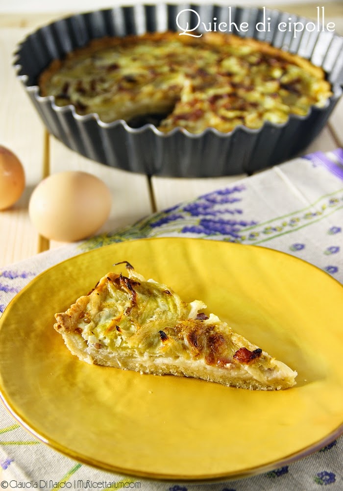 quiche di cipolle e pancetta