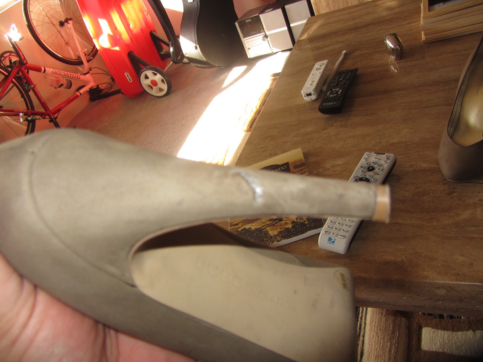 Lavender and Lemonade Cleaning Suede Heels