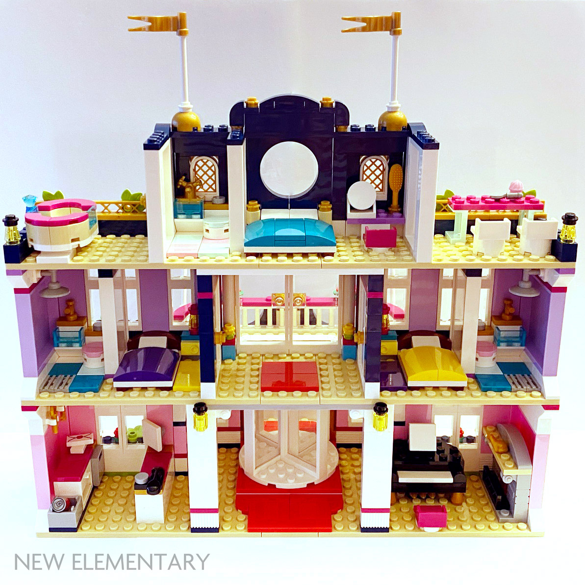 LEGO® Friends review: 41684 City Grand Hotel | New Elementary: LEGO® parts, and techniques