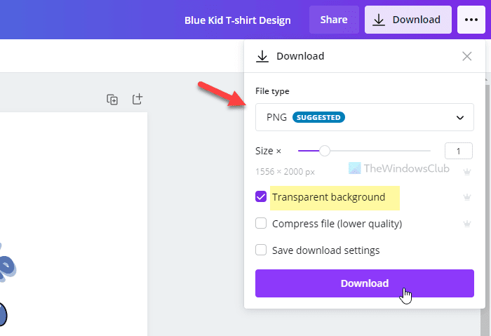 Comment télécharger une image ou un logo transparent depuis Canva