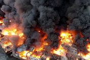 Kapal Terbakar Diawali Dentuman Keras Terjadi di Nias Selatan, 1 Orang Tewas