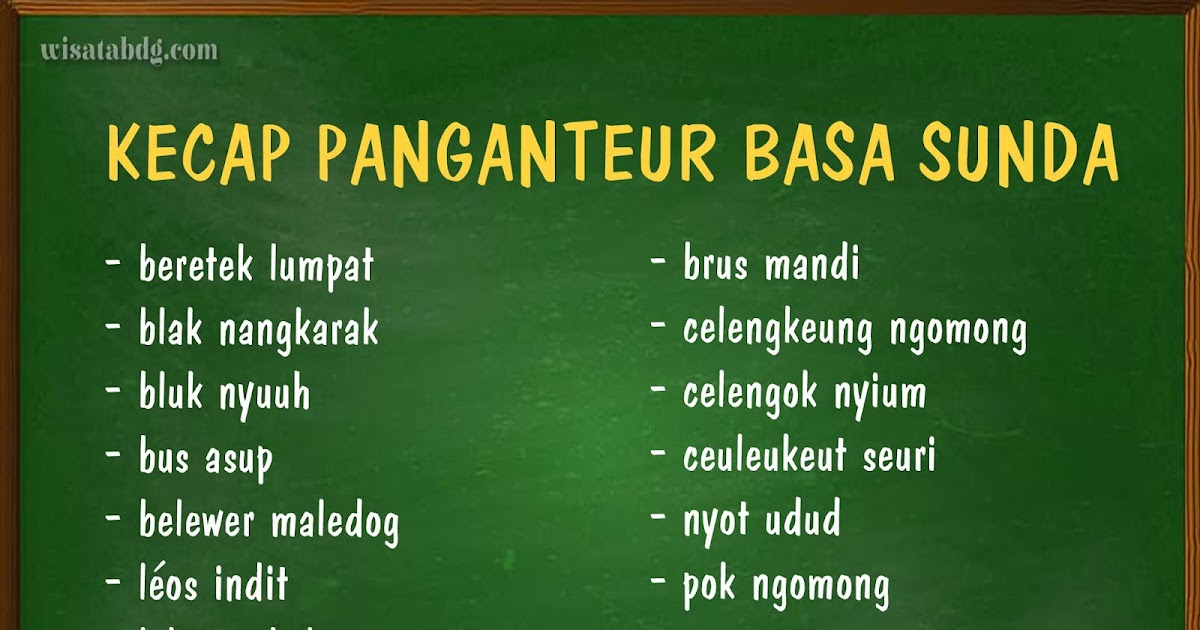 Cerpen bahasa sunda 3 paragraf