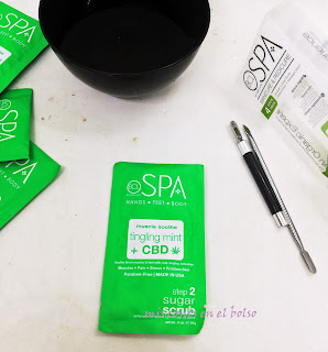 Exfoliante de azúcar