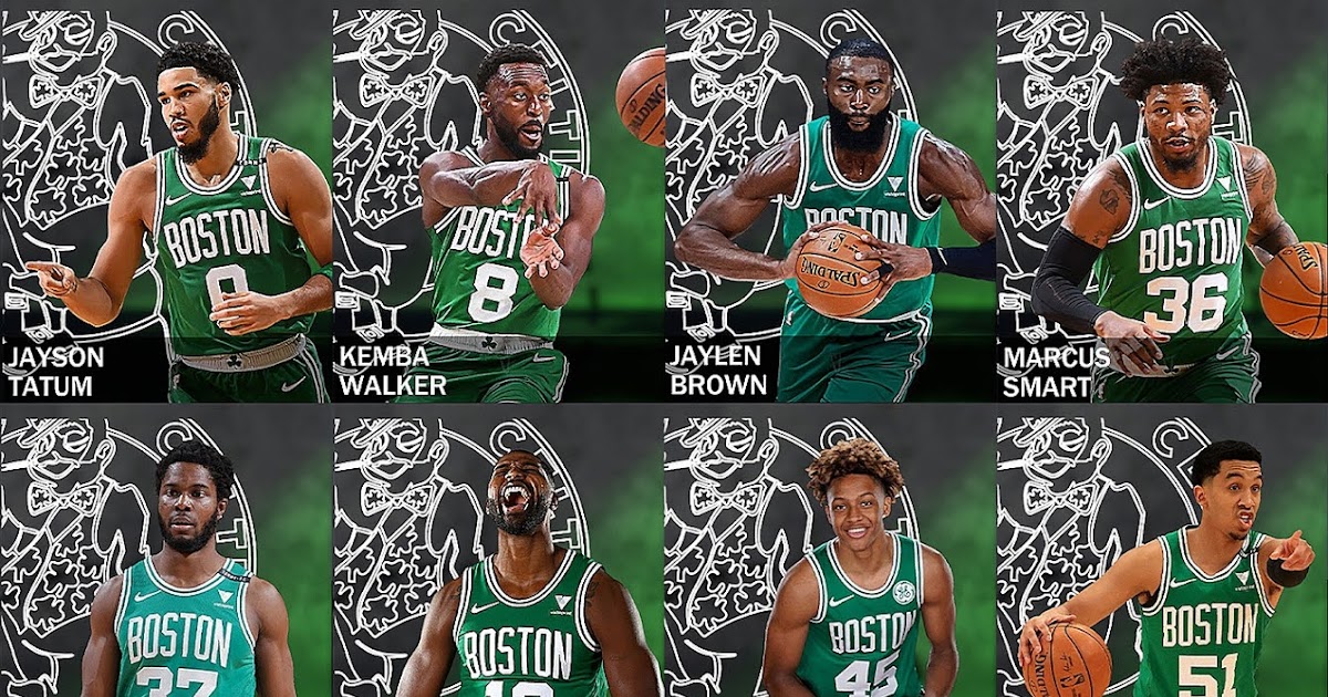 Boston Celtics Full Body Portraits Pack By Lebron Xu