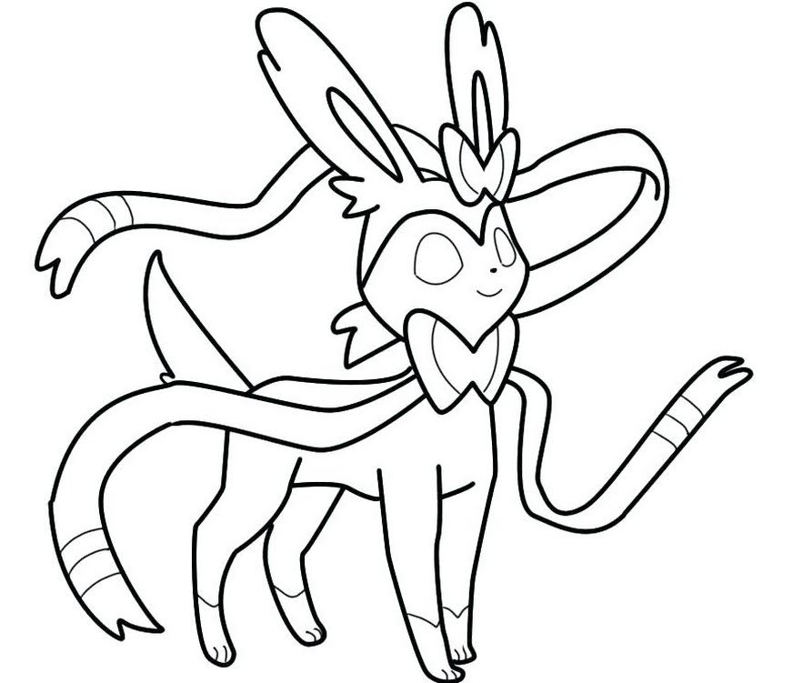 Mega Eevee Pokemon Coloring Pages Eevee Gets Evolved Into A New And Form