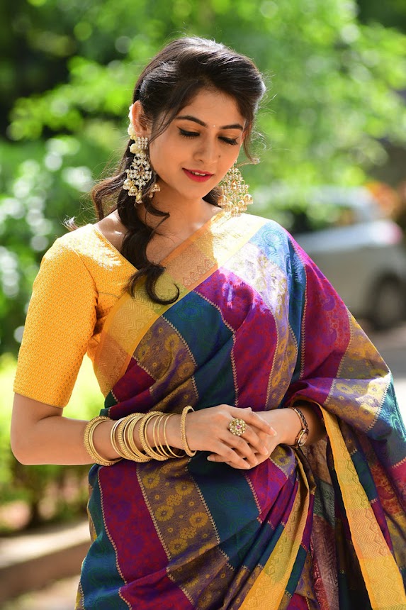 Shivangi at Aswamedham Song Launch