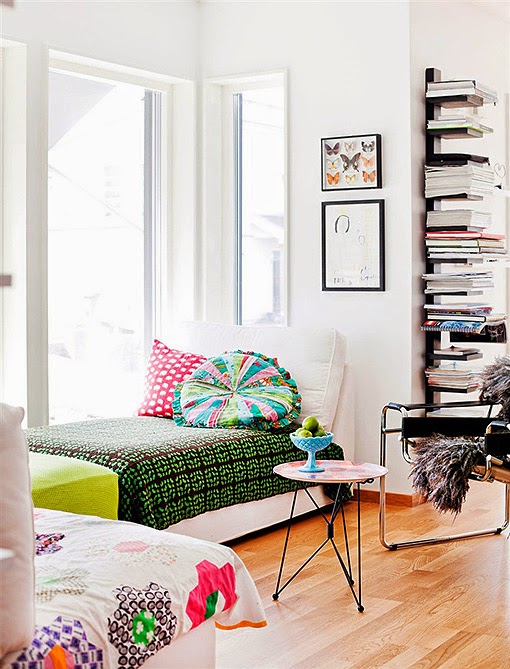 Nordic Decor with lots of Color