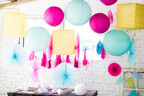 Decoración color fiesta