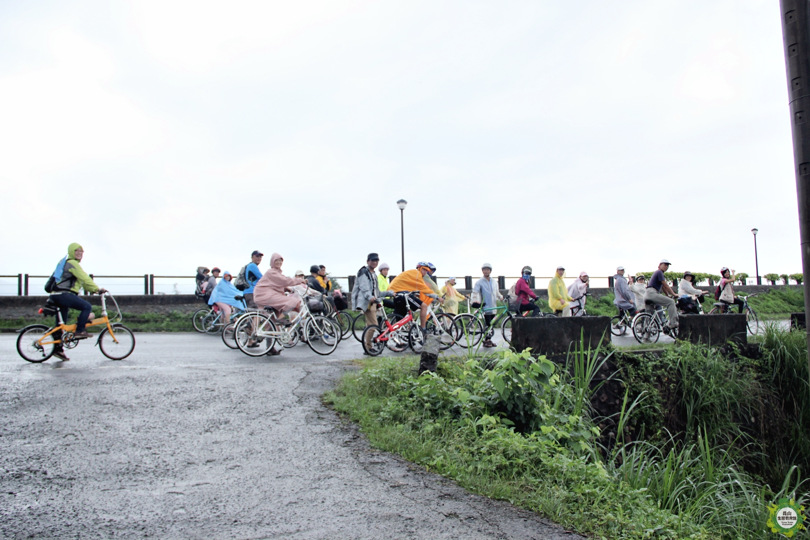 員山生態教育館: [主題活動花絮] 友善環境齊步走 綠咖夥伴鐵馬行