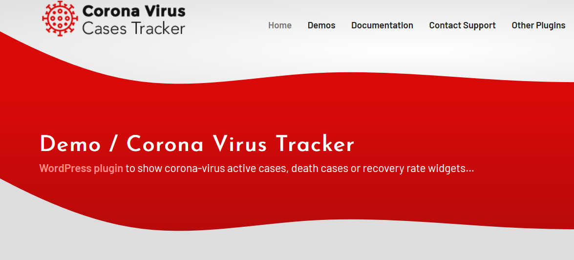 Coronavirus Case Tracker Widget| Map,Table & Stats Widgets,Plugin