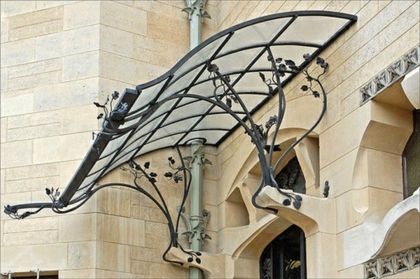 Effective ideas for a canopy made of glass