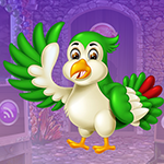 Play Games4King Ecstasy Green Bird Escape