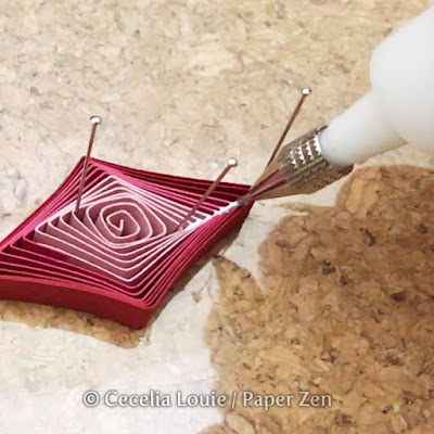 Quilling Vortex coils tutorial and pattern