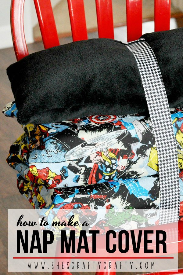 She's Crafty How to make a Nap Mat Cover