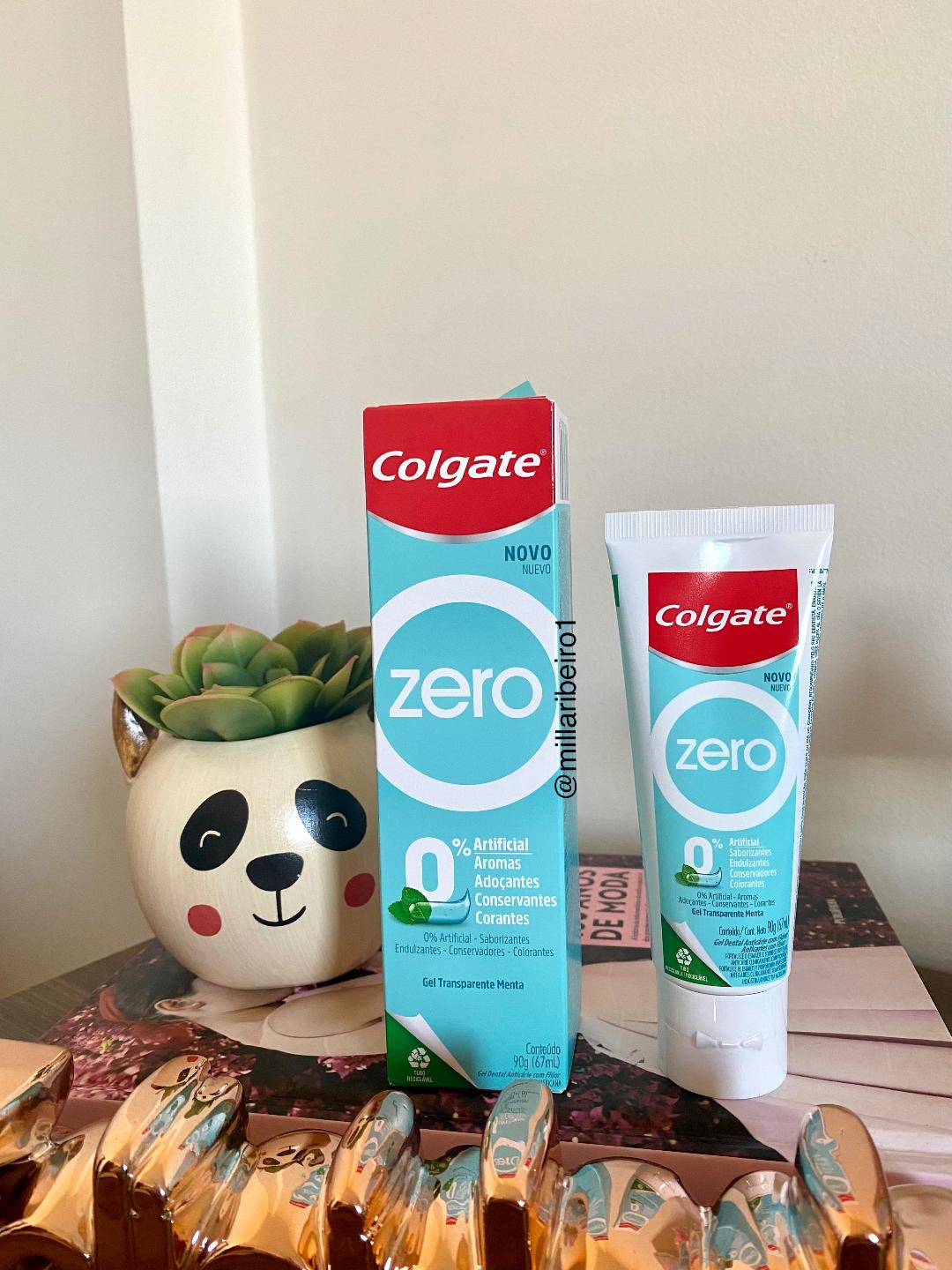 Pasta de Dente Colgate zero gel menta.