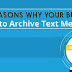 Importance of Text Messages Archiving for Businesses - Infographic