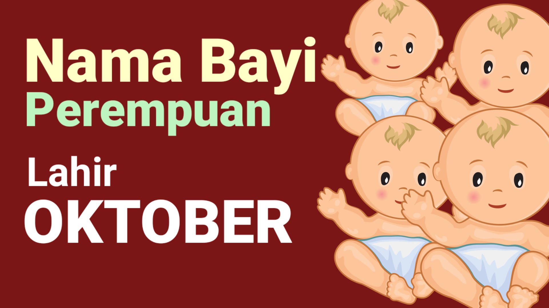 Inilah Nama Bayi Perempuan Islami Yang Lahir Bulan Oktober Cantik Modern 3 Kata Tabir Dakwah