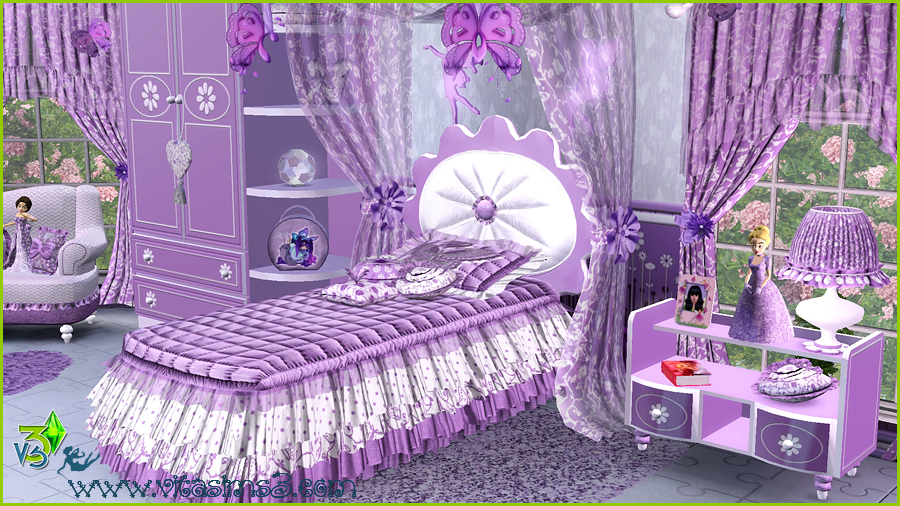 justena: Fairy Fantasy Girls Bedroom by Vita Sims