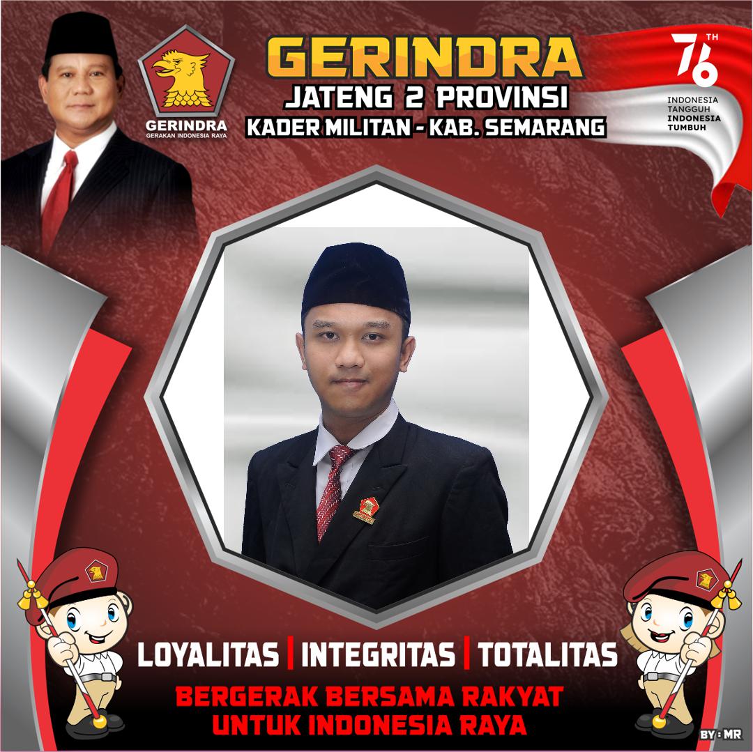 Kader Muda Partai Gerindra Kabupaten Semarang, Provinsi Jawa Tengah.