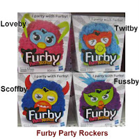 Furby Party Rockers - Twitby - Scoffby - Loveby - Fussby