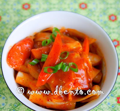 cara membuat tteokbokki yang pedas gurih